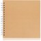 80 Pages Hardcover Kraft Scrapbook Albums, Blank Journal for Scrapbooking (8x8 Inches)